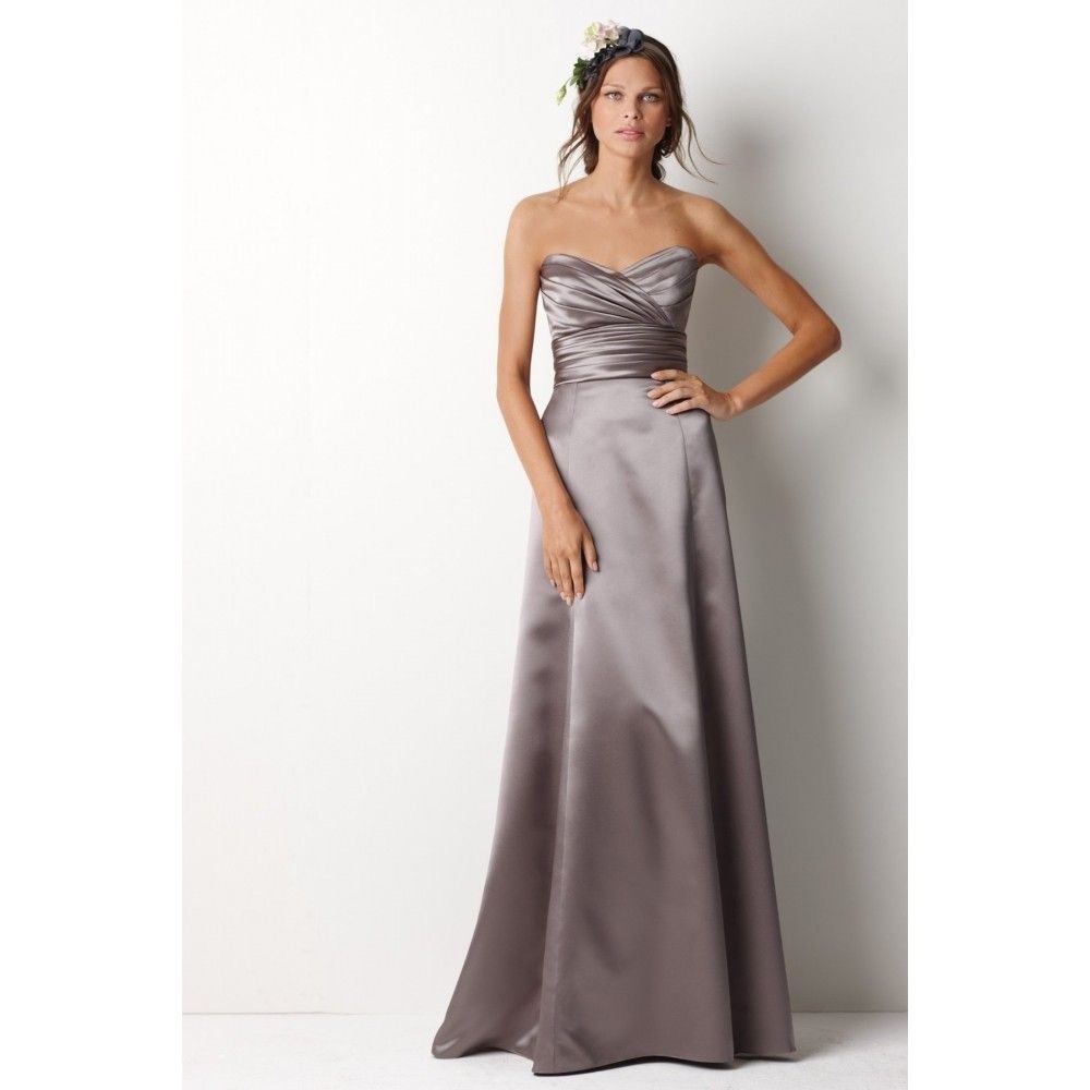 NWT Watters Satin Bridesmaid Wedding Gown Dress